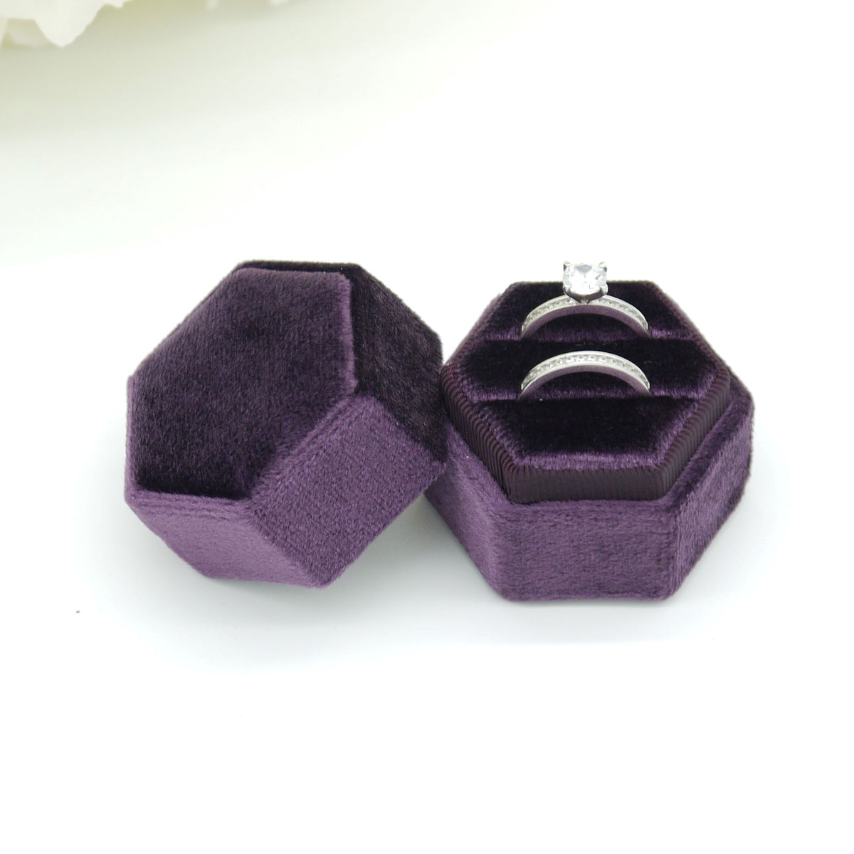 Purple ring online box engagement